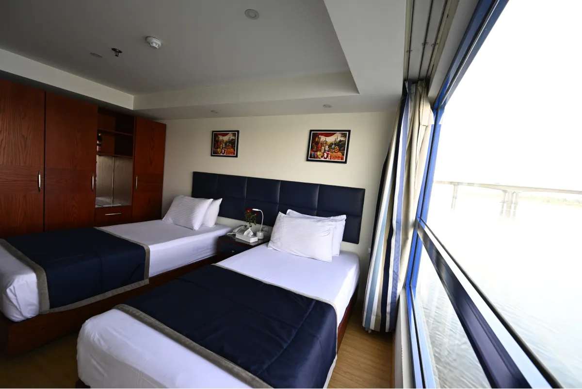 Cabin aboard the Nile Serenity Nile Cruise Nile cruise